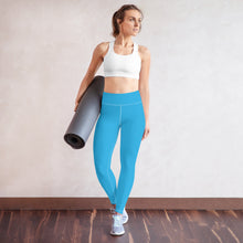 Urban Chic: Women's Solid Color Yoga Pants Leggings - Cyan Exclusive Leggings Solid Color Tights Womens
