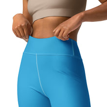 Urban Chic: Women's Solid Color Yoga Pants Leggings - Cyan Exclusive Leggings Solid Color Tights Womens
