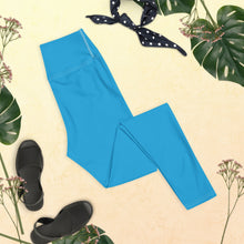 Urban Chic: Women's Solid Color Yoga Pants Leggings - Cyan Exclusive Leggings Solid Color Tights Womens