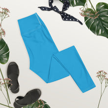 Urban Chic: Women's Solid Color Yoga Pants Leggings - Cyan Exclusive Leggings Solid Color Tights Womens