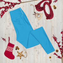 Urban Chic: Women's Solid Color Yoga Pants Leggings - Cyan Exclusive Leggings Solid Color Tights Womens