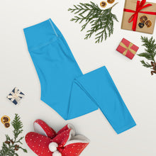 Urban Chic: Women's Solid Color Yoga Pants Leggings - Cyan Exclusive Leggings Solid Color Tights Womens