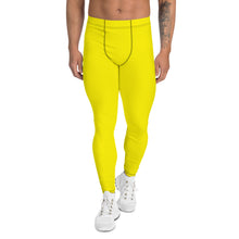 Urban Ease: Men's Solid Color Yoga Pants Leggings - Golden Sun Exclusive Leggings Mens Pants Solid Color trousers