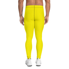 Urban Ease: Men's Solid Color Yoga Pants Leggings - Golden Sun Exclusive Leggings Mens Pants Solid Color trousers