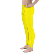 Urban Ease: Men's Solid Color Yoga Pants Leggings - Golden Sun Exclusive Leggings Mens Pants Solid Color trousers