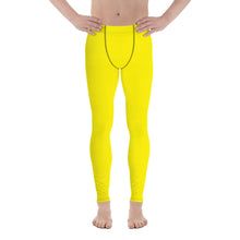 Urban Ease: Men's Solid Color Yoga Pants Leggings - Golden Sun Exclusive Leggings Mens Pants Solid Color trousers