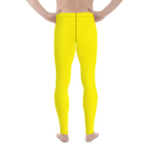 Urban Ease: Men's Solid Color Yoga Pants Leggings - Golden Sun Exclusive Leggings Mens Pants Solid Color trousers