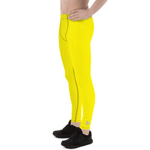 Urban Ease: Men's Solid Color Yoga Pants Leggings - Golden Sun Exclusive Leggings Mens Pants Solid Color trousers