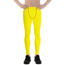 Urban Ease: Men's Solid Color Yoga Pants Leggings - Golden Sun Exclusive Leggings Mens Pants Solid Color trousers