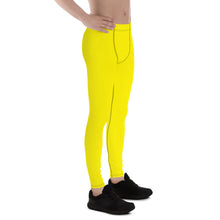 Urban Ease: Men's Solid Color Yoga Pants Leggings - Golden Sun Exclusive Leggings Mens Pants Solid Color trousers