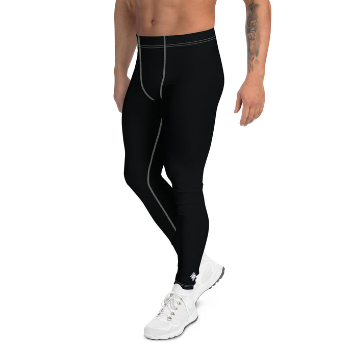 Urban Essentials: Solid Color Yoga Pants Leggings for Him - Noir Exclusive Leggings Mens Pants Solid Color trousers
