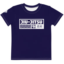 Versatile Comfort: Boy's Short Sleeve Jiu-Jitsu Rash Guard - Midnight Blue Boys Exclusive Jiu-Jitsu Kids Rash Guard Short Sleeve