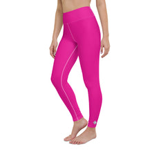 Versatile Style: Women's Solid Color Workout Yoga Pants - Hollywood Cerise Exclusive Leggings Solid Color Tights Womens