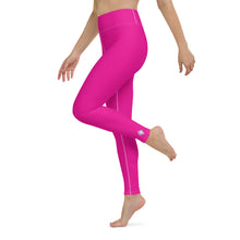 Versatile Style: Women's Solid Color Workout Yoga Pants - Hollywood Cerise Exclusive Leggings Solid Color Tights Womens