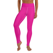 Versatile Style: Women's Solid Color Workout Yoga Pants - Hollywood Cerise Exclusive Leggings Solid Color Tights Womens