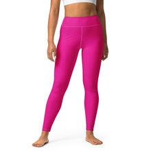 Versatile Style: Women's Solid Color Workout Yoga Pants - Hollywood Cerise Exclusive Leggings Solid Color Tights Womens