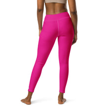Versatile Style: Women's Solid Color Workout Yoga Pants - Hollywood Cerise Exclusive Leggings Solid Color Tights Womens