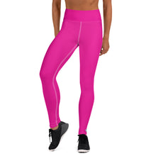 Versatile Style: Women's Solid Color Workout Yoga Pants - Hollywood Cerise Exclusive Leggings Solid Color Tights Womens