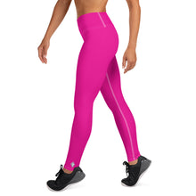 Versatile Style: Women's Solid Color Workout Yoga Pants - Hollywood Cerise Exclusive Leggings Solid Color Tights Womens
