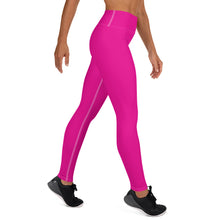 Versatile Style: Women's Solid Color Workout Yoga Pants - Hollywood Cerise Exclusive Leggings Solid Color Tights Womens
