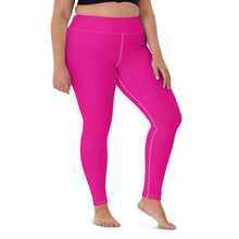 Versatile Style: Women's Solid Color Workout Yoga Pants - Hollywood Cerise Exclusive Leggings Solid Color Tights Womens