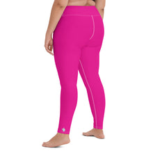 Versatile Style: Women's Solid Color Workout Yoga Pants - Hollywood Cerise Exclusive Leggings Solid Color Tights Womens