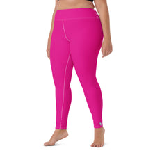 Versatile Style: Women's Solid Color Workout Yoga Pants - Hollywood Cerise Exclusive Leggings Solid Color Tights Womens