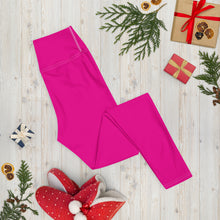 Versatile Style: Women's Solid Color Workout Yoga Pants - Hollywood Cerise Exclusive Leggings Solid Color Tights Womens