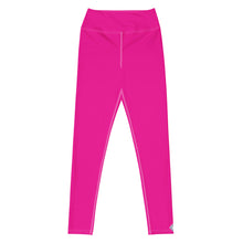 Versatile Style: Women's Solid Color Workout Yoga Pants - Hollywood Cerise Exclusive Leggings Solid Color Tights Womens