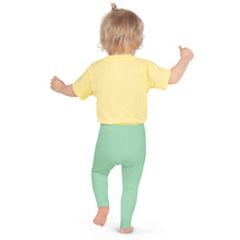 Vivid Vibes: Girls' Solid Color Workout Leggings - Vista Blue Exclusive Girls Kids Leggings Solid Color
