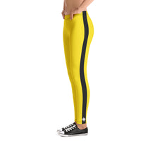 Martial Arts Elegance: Women's Bruce Lee Game of Death and Kill Bill Inspired Long Sleeve Rash Guard and Yoga Pants Set Bruce Lee Exclusive Kit Leggings Long Sleeve Rash Guard Tights Womens