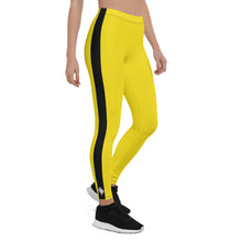 Martial Arts Elegance: Women's Bruce Lee Game of Death and Kill Bill Inspired Long Sleeve Rash Guard and Yoga Pants Set Bruce Lee Exclusive Kit Leggings Long Sleeve Rash Guard Tights Womens