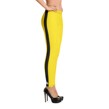Martial Arts Elegance: Women's Bruce Lee Game of Death and Kill Bill Inspired Long Sleeve Rash Guard and Yoga Pants Set Bruce Lee Exclusive Kit Leggings Long Sleeve Rash Guard Tights Womens