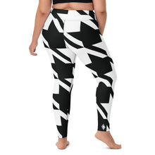 Womens High Waist Houndstooth Yoga Pants Leggings 001 Exclusive Houndstooth Leggings Tights Womens