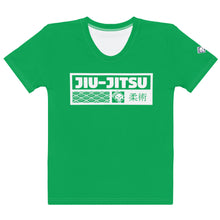 Women's Judo Rash Guard - Short Sleeve Fit for Optimal Flexibility - Jade