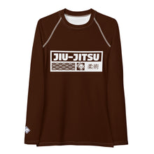 Womens Long Sleeve BJJ Rash Guard - Jiu-Jitsu 006 - Chocolate BJJ Exclusive Jiu-Jitsu Long Sleeve Rash Guard Womens