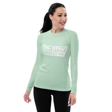 Womens Long Sleeve BJJ Rash Guard - Jiu-Jitsu 011 - Surf Crest BJJ Exclusive Jiu-Jitsu Long Sleeve Rash Guard Womens