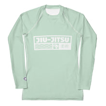 Womens Long Sleeve BJJ Rash Guard - Jiu-Jitsu 011 - Surf Crest BJJ Exclusive Jiu-Jitsu Long Sleeve Rash Guard Womens