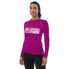 Womens Long Sleeve BJJ Rash Guard - Jiu-Jitsu 014 - Fresh Eggplant BJJ Exclusive Jiu-Jitsu Long Sleeve Rash Guard Womens