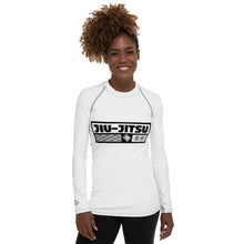 Womens Long Sleeve BJJ Rash Guard - Jiu-Jitsu 016 - Snow BJJ Exclusive Jiu-Jitsu Long Sleeve Rash Guard Womens