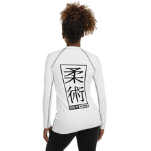 Womens Long Sleeve BJJ Rash Guard - Jiu-Jitsu 016 - Snow BJJ Exclusive Jiu-Jitsu Long Sleeve Rash Guard Womens
