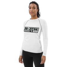 Womens Long Sleeve BJJ Rash Guard - Jiu-Jitsu 016 - Snow BJJ Exclusive Jiu-Jitsu Long Sleeve Rash Guard Womens