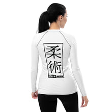 Womens Long Sleeve BJJ Rash Guard - Jiu-Jitsu 016 - Snow BJJ Exclusive Jiu-Jitsu Long Sleeve Rash Guard Womens