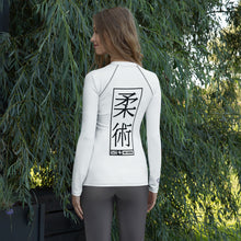 Womens Long Sleeve BJJ Rash Guard - Jiu-Jitsu 016 - Snow BJJ Exclusive Jiu-Jitsu Long Sleeve Rash Guard Womens