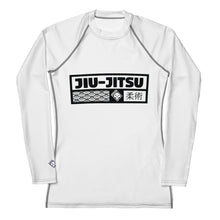 Womens Long Sleeve BJJ Rash Guard - Jiu-Jitsu 016 - Snow BJJ Exclusive Jiu-Jitsu Long Sleeve Rash Guard Womens