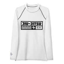 Womens Long Sleeve BJJ Rash Guard - Jiu-Jitsu 016 - Snow BJJ Exclusive Jiu-Jitsu Long Sleeve Rash Guard Womens
