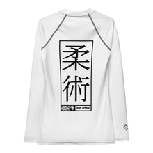 Womens Long Sleeve BJJ Rash Guard - Jiu-Jitsu 016 - Snow BJJ Exclusive Jiu-Jitsu Long Sleeve Rash Guard Womens