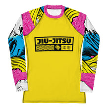 Womens Long Sleeve BJJ Rash Guard - Jiu-Jitsu 018 - Mt Fuji - 001 Exclusive Jiu-Jitsu Long Sleeve Mt Fuji Rash Guard Womens