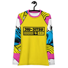 Womens Long Sleeve BJJ Rash Guard - Jiu-Jitsu 018 - Mt Fuji - 001 Exclusive Jiu-Jitsu Long Sleeve Mt Fuji Rash Guard Womens