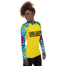 Womens Long Sleeve BJJ Rash Guard - Jiu-Jitsu 019 - Dahlia 002 Dahlia Exclusive Jiu-Jitsu Long Sleeve Rash Guard Womens